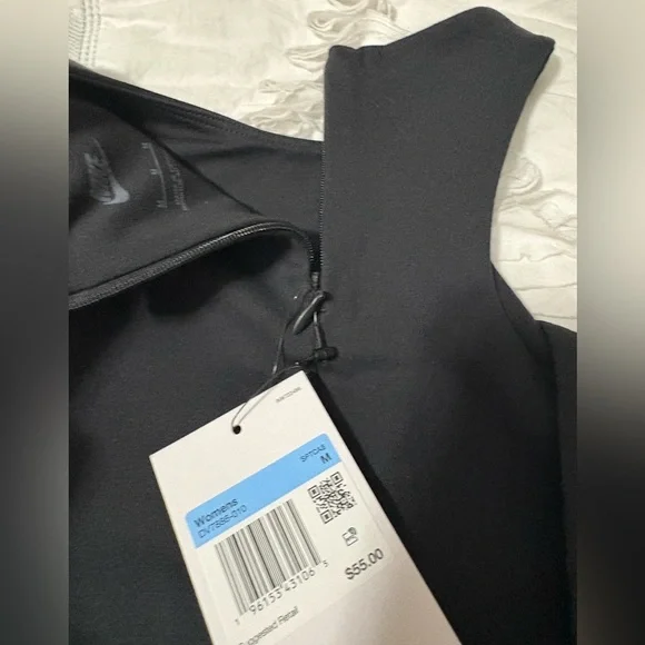 Nike Black Sleeveless Bodysuit NWT
Size M. Cute shoulder cutout detail. Stretchy - Picture 5 of 16